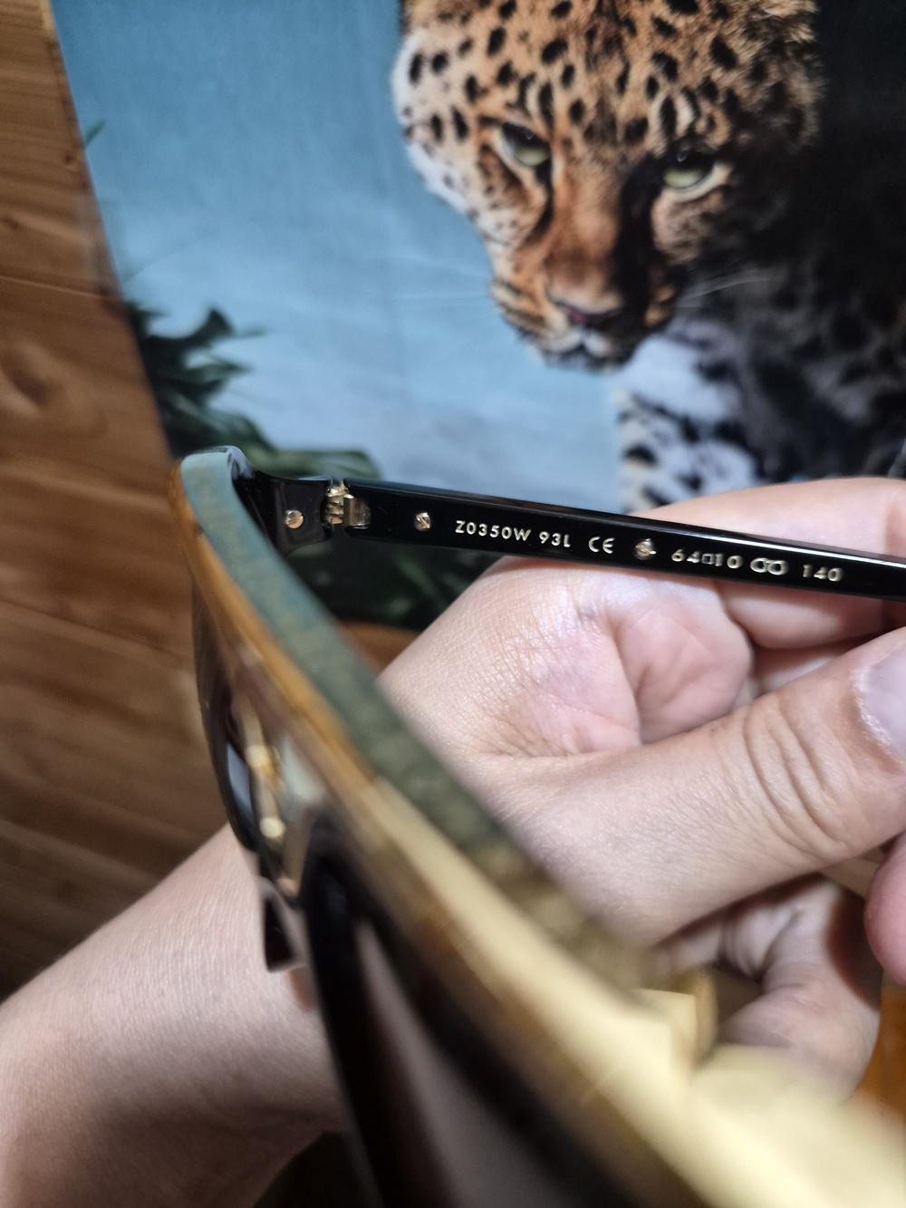 Louis Vuitton Black and Gold Oversized Sunglasses - Picture 7 of 9